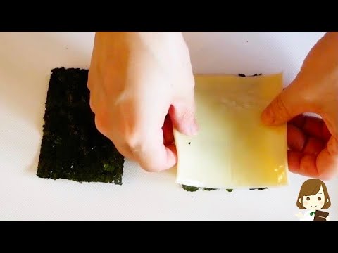 【材料２つ！】酔ってても10秒で作れる超簡単おつまみの作り方『パリパリ海苔チーズ』Crispy Nori Cheese