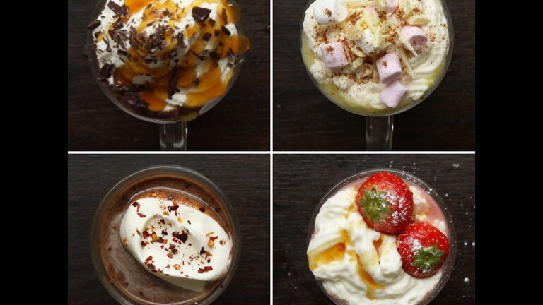 体の芯からあたたまる…4種のホットチョコレート?☕️