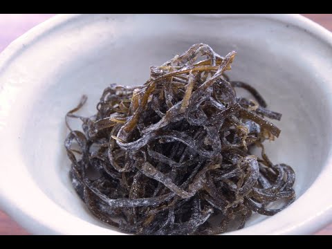 How to make salt kelp / kombu vegan　塩昆布の作り方
