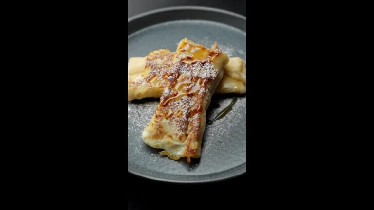 【衝撃のうまさ】バナナチーズフレンチトースト / Banana Cheese French Toast #Shorts