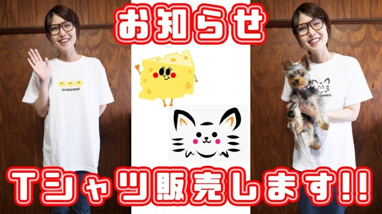 【お知らせ】第２弾 かっちゃんねるオリジナルTシャツ販売します！【kattyanneru】