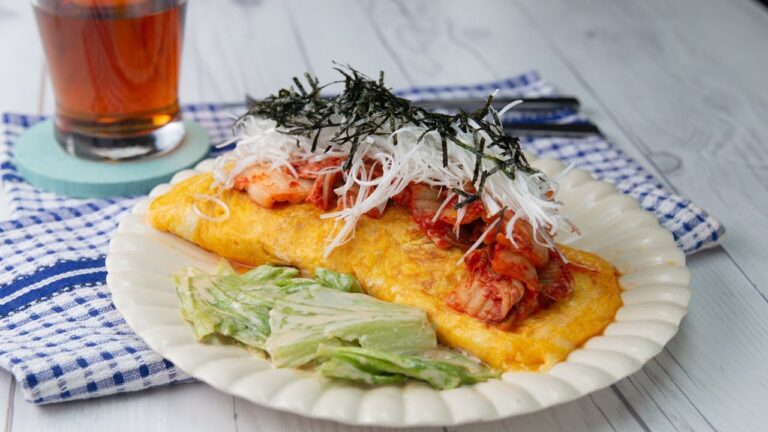 相性抜群！豚キムチオムレツ♪〜スタミナレシピ〜 / Omelet with BUTAKIMU (pork with kimchi)