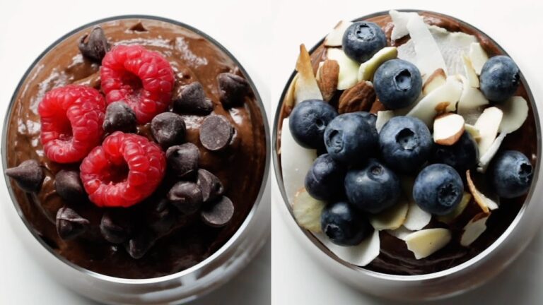 ヘルシーなスイーツ♪ バナナとアボカドでチョコムース / Healthy Chocolate Mousse