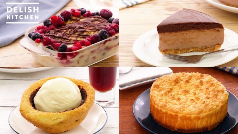 人気スイーツレシピ4選　｜　4 Recipes For Desserts