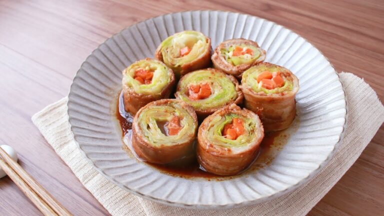 キャベツの肉巻き ぎゅうぎゅうロール | Cabbage's meat roll custard rollkurashiru  [クラシル]