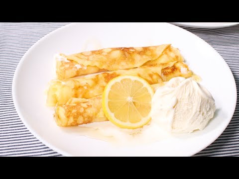 くるくる可愛い　クレープ生地で簡単デザート | Rolled crepe | kurashiru [クラシル]