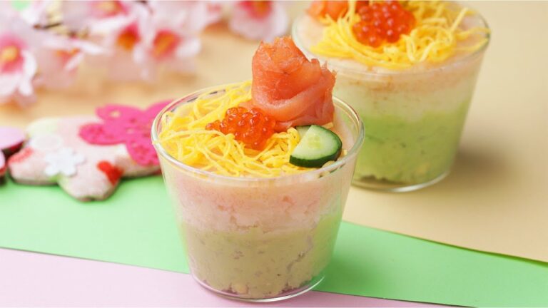 ひな祭りに3色ポテトサラダ♪〜可愛い美味しい！〜 / 3 Layered Mashed Potato Salad for Hinamatsuri