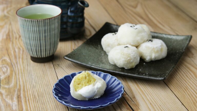 もちもち生スイートポテト大福〜お茶のお供に〜