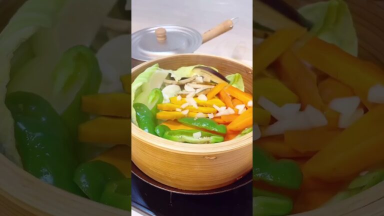【ダイエットレシピ】蒸篭(せいろ)で超簡単美味い蒸し野菜