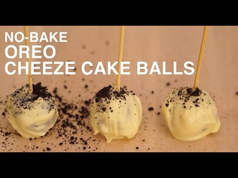 No-Bake Oreo Cheesecake Balls | オレオチーズケーキボールの作り方　レシピ recipe
