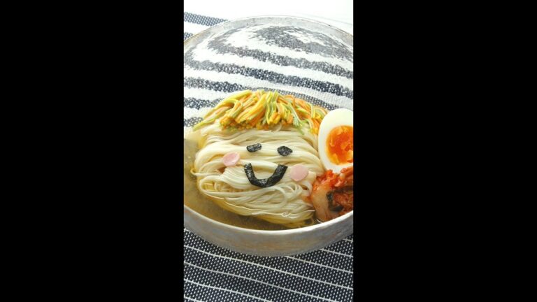 【超簡単！そうめん消費レシピ】冷麺風そうめん / Korean Cold Noodles #shorts