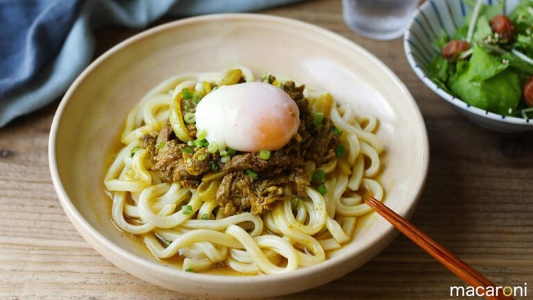 【すぐ麺】お肉たっぷり！冷やし カレー うどん