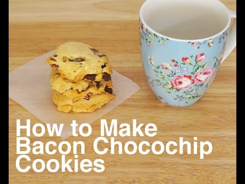 ベーコンチョコクッキーの作り方 | How to make Bacon Chocochip Cookies レシピ recipe