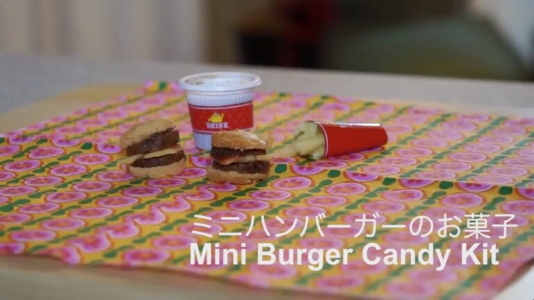 Mini Burger Candy Kit from Japan