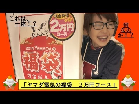 [謹賀新年]ヤマダ電機の福袋、２万円コースはいかに！！？？