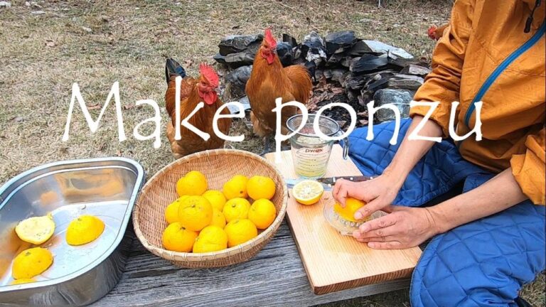 簡単で美味しいゆずポン酢の作り方🍋Make ponzu