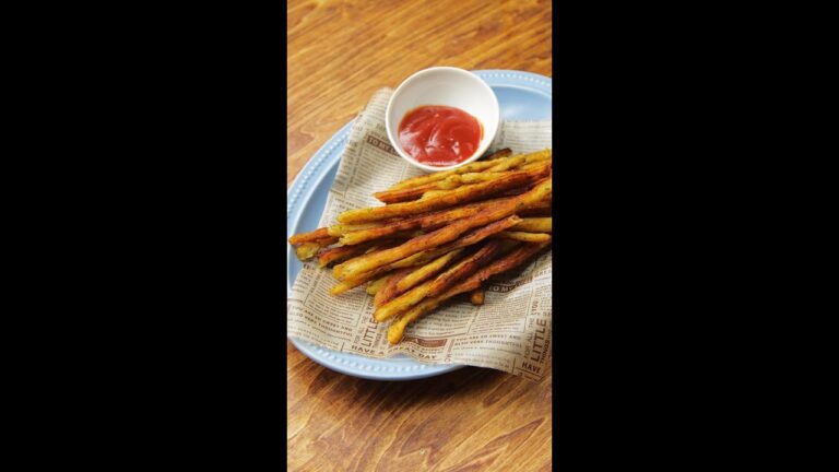 【のりしおの王様】レンチンで時短サクサクポテトスナック！ / Nori Shio Potato Churros #Shorts