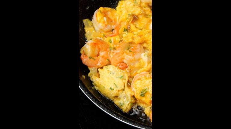 【とろっとろ卵を作る方法♡たったこれだけで！】簡単激うま丼レシピ Collaboration With DAIGOも台所 / Shrimp Omelette Rice #shorts