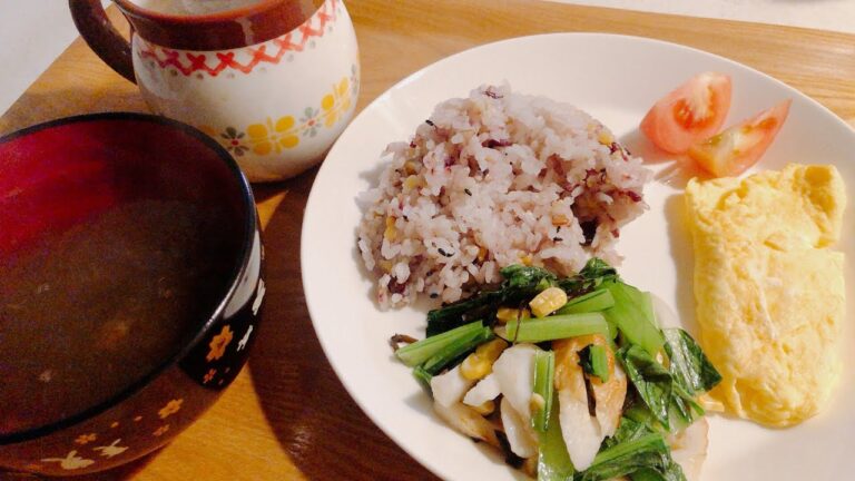 【夕食】あっさりごはん