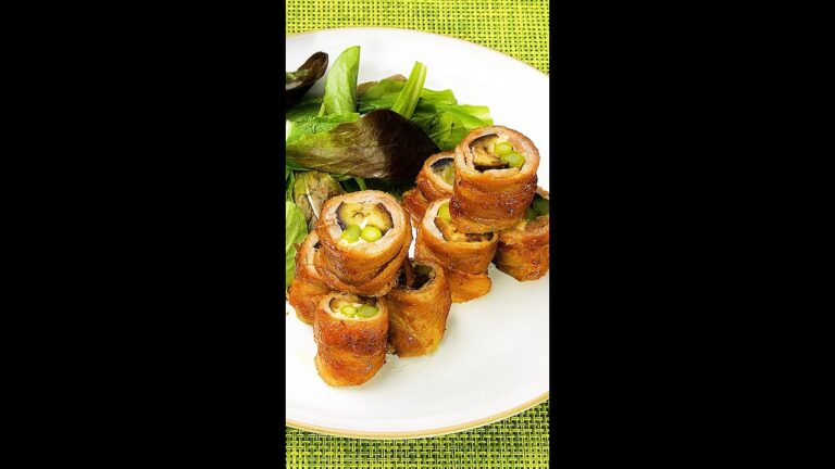 【なすとアスパラの最強タッグ♡】鬼リピ確定レシピ Collaboration With DAIGOも台所 / Pork-Wrapped Vegetables with Ginger Sauce