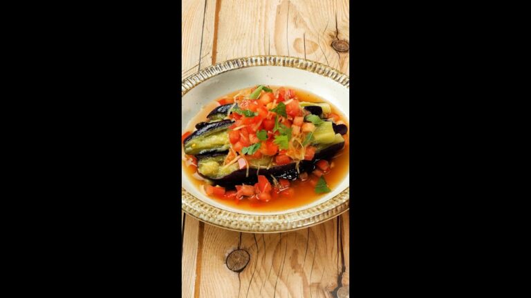【なすがヤバイくらい化けた♡】レンジで簡単！とろっとろ冷んやり野菜レシピ Collaboration With DAIGOも台所 / Eggplant with Tomato Sauce