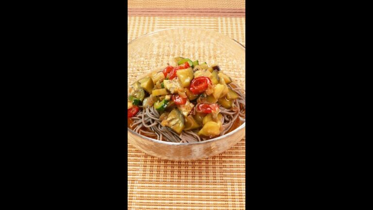 【なすとトマトがあったら絶対に作って！】ただ夏野菜をぶっかけるだけのレシピ♡ Collaboration With DAIGOも台所 / Soba Noodles with Vegetables