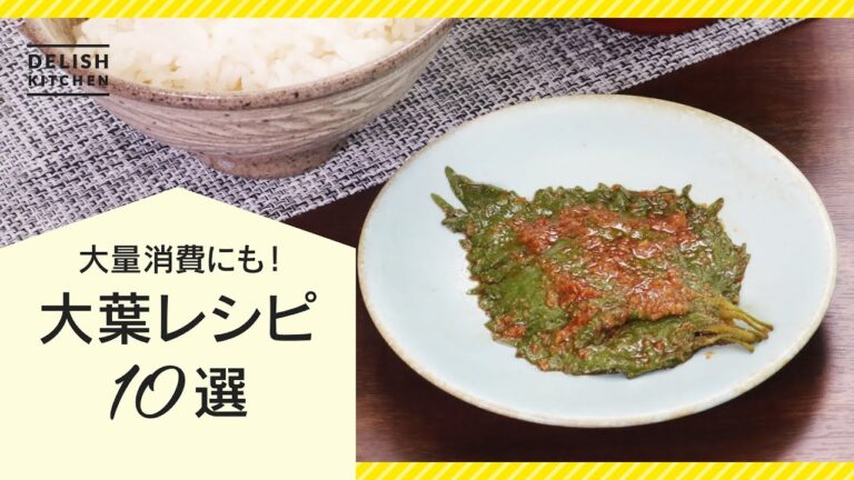 【旬の人気食材】大量消費にも！大葉レシピ10選【簡単おかずも主食も】