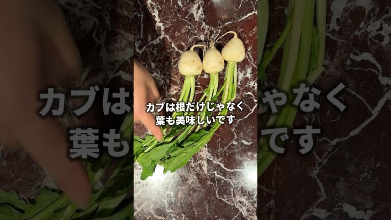 カブの葉を使ってプロが料理した結果 #料理 #簡単レシピ