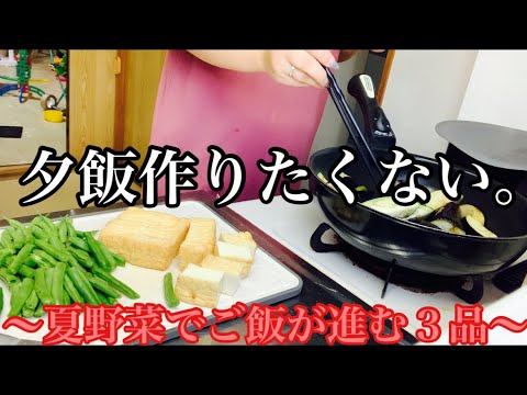 【ズボラ母】有り余る夏野菜を大量消費【節約料理】