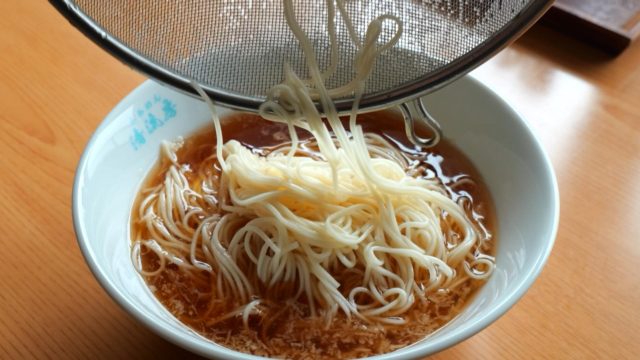 醤油そうめん