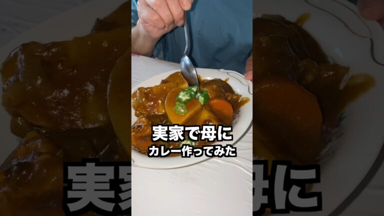 母親に夏野菜カレーを作ってみた！