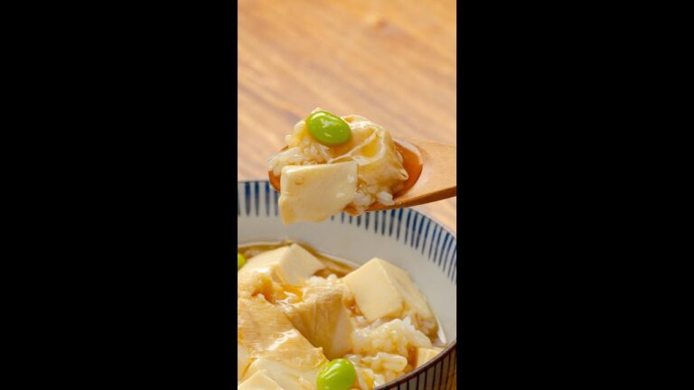 【豆腐とゆばのトロトロがたまらない！】超簡単なヘルシー丼！ Collaboration With DAIGOも台所 / Melting Tofu Skin DON #shorts