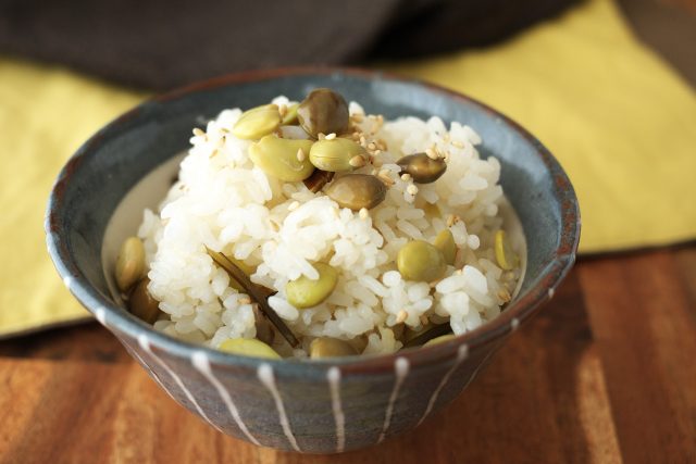 枝豆の炊き込みご飯