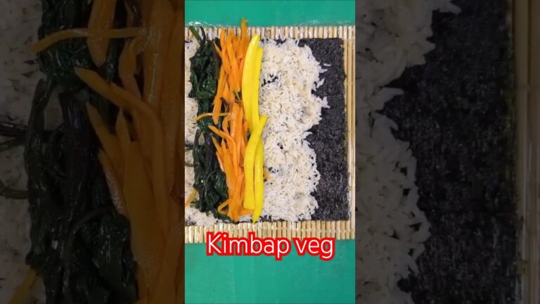 Kimbab making #kimbap #koreanfood #food