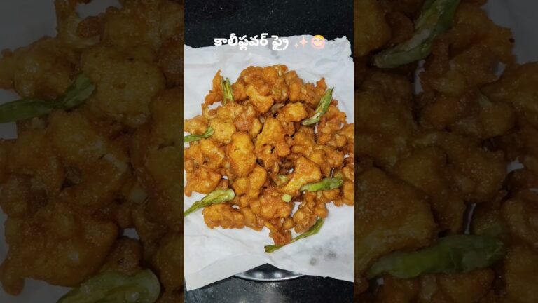 #Cauliflower fry🥦✨😋#recipes #homemade#food #shortshorts